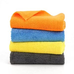 Coral Fleece dual pile edgeless 400 GSM Microfiber cloth, 40x40 CM pack of 2