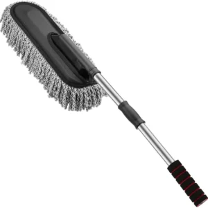 Super Soft Microfiber Car Duster with Extendable Handle Wet and Dry