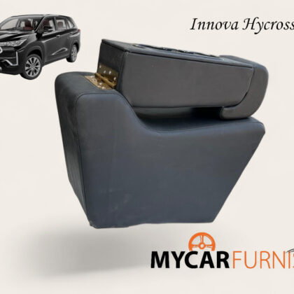 Baby Seat Cum Armrest for Toyota Innova Hycross – Napa Leather (Black)