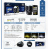 180 Watt Tri Color Projector
