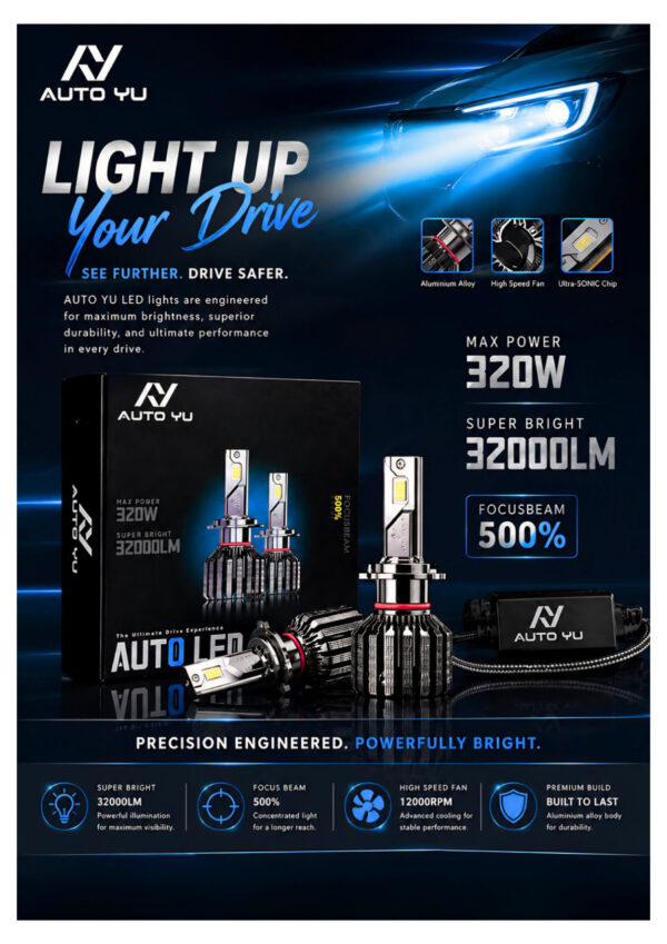 Auto Yu 320 Watt 32000 Lumens Light