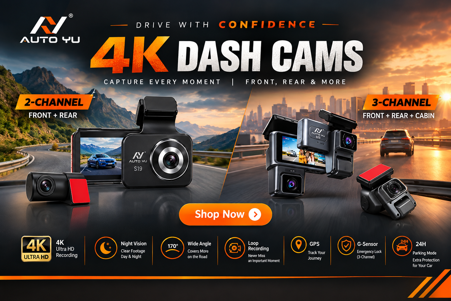 4K Dash Cams