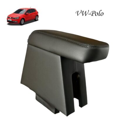 Premium+ Armrest for VW Polo / Ameo | Napa Leather Center Console Armrest with Storage Box | Car Arm Rest